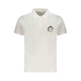 Trussardi White Cotton Men Polo Shirt