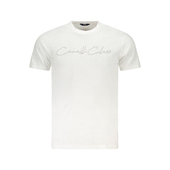 Cavalli Class White Cotton Mens TShirt
