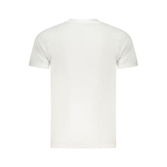Cavalli Class White Cotton Men T-Shirt