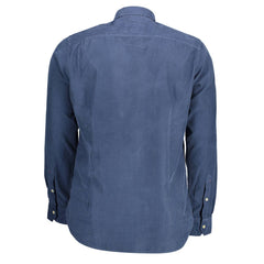 U.S. POLO ASSN. Blue Cotton Mens Shirt
