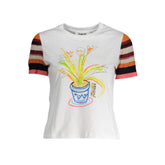 Desigual Bianco Cotton Women T-Shirt