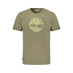 Timberland Verde Cotton Men T-Shirt