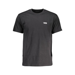 Vans Nero Cotton Men T-Shirt