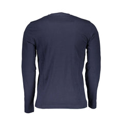 North Sails Blu Cotton Men T-Shirt