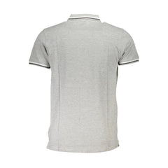 Cavalli Class Grigio Herren Polo aus Baumwolle