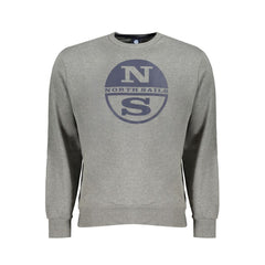 North Sails Grigio Baumwoll-Herren-Sweatshirt