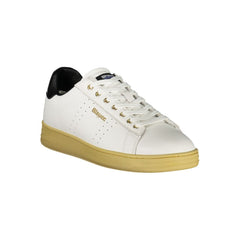 Blauer Bianco Polyurethan Herren-Sneaker