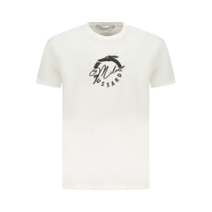 Trussardi Bianco Baumwoll-Herren-T-Shirt