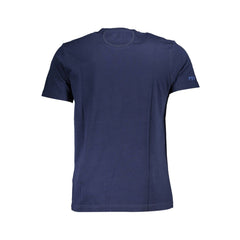 La Martina Blaues Baumwoll-Herren-T-Shirt