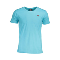Norwegen 1963 Azzurro Baumwolle Herren-T-Shirt