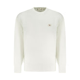 Calvin Klein White Cotton Men Sweater