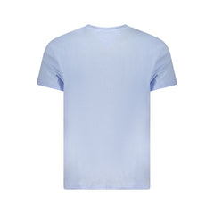 Tommy Hilfiger Azzurro Baumwoll-T-Shirt für Herren