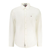 Tommy Hilfiger White Cotton Men Shirt