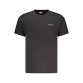 Tommy Hilfiger Black Cotton Men T-Shirt