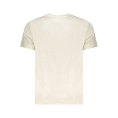 Tommy Hilfiger Beige Baumwoll-T-Shirt für Herren