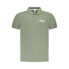 Accademia Militare Green Cotton Polo Shirt