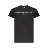 Accademia Militare Black Cotton Men's T-Shirt