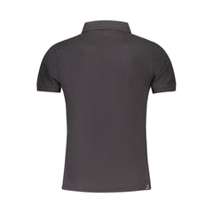 Accademia Militare Herren Polo aus schwarzer Baumwolle