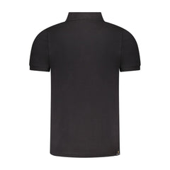 Accademia Militare Black Cotton Polo Shirt