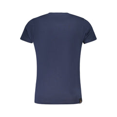 Accademia Militare Herren-T-Shirt aus blauer Baumwolle