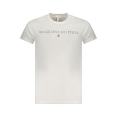Accademia Militare Bianco Baumwolle Herren-T-Shirt