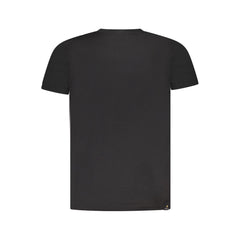 Accademia Militare Herren-T-Shirt aus schwarzer Baumwolle