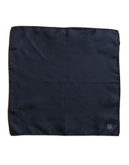 Dolce & Gabbana Blau DG Crown Seiden-Foulard für Herren
