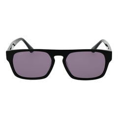 Web-Sonnenbrille aus schwarzem Acetat