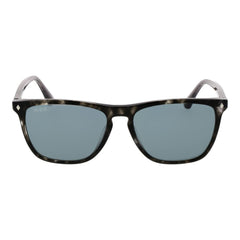 Web-Sonnenbrille aus schwarzem Acetat