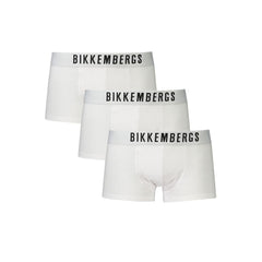 Bikkembergs White Cotton Underwear