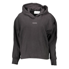 Calvin Klein Schwarzer Damen-Kapuzenpullover aus Baumwolle