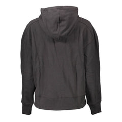 Calvin Klein Schwarzer Damen-Kapuzenpullover aus Baumwolle