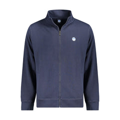 North Sails Blue Cotton Male Sweatshirt