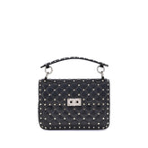 Valentino Garavani Black Lamb Ovis Aries Aries Shoulder Bag