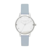 Olivia Burton Blue Artificial Leather Dress Watch