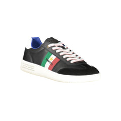 Esercito 1659 Schwarzer Leder-Herren-Sneaker