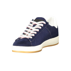 Esercito 1659 Blue Leather Men Sneaker