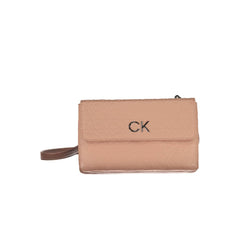 Calvin Klein Rosa Polyester Damen Umhängetasche