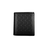 Calvin Klein Black Polyurethane Men Wallet