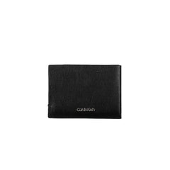 Calvin Klein Herren-Geldbörse aus schwarzem Leder