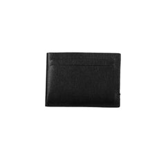 Calvin Klein Herren-Geldbörse aus schwarzem Leder