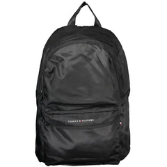 Tommy Hilfiger Black Polyester Backpack
