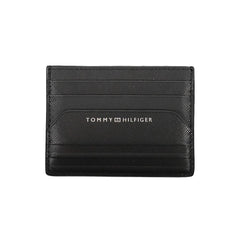 Tommy Hilfiger – Schwarze Lederbrieftasche für Herren