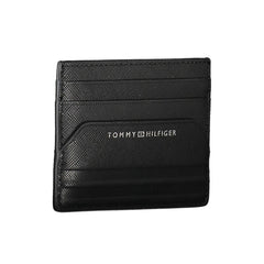 Tommy Hilfiger – Schwarze Lederbrieftasche für Herren