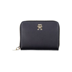 Tommy Hilfiger Damen Geldbörse aus blauem Polyurethan