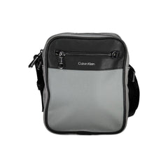 Calvin Klein Grigio Polyester Men Shoulder Bag