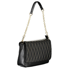 Mario Valentino Nero Damenhandtasche aus Polyurethan