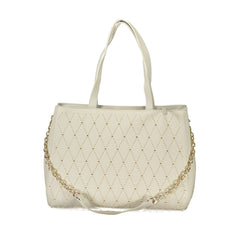 Mario Valentino Bianco Damenhandtasche aus Polyurethan