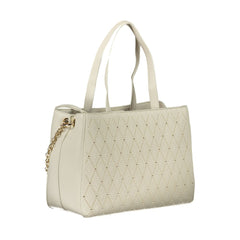Mario Valentino Bianco Damenhandtasche aus Polyurethan