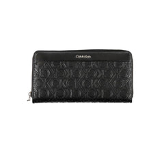 Calvin Klein Black Polyurethane Women Wallet